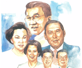 Raul T. Concepcion, Rafael Hechanova, Eumelia Concepcion Hechanova, Carmencita delas Alas Concepcion, Rene A. Concepcion, and Jose Concepcion Jr. brought CII into the ranks of the top 100 corporations of the country.